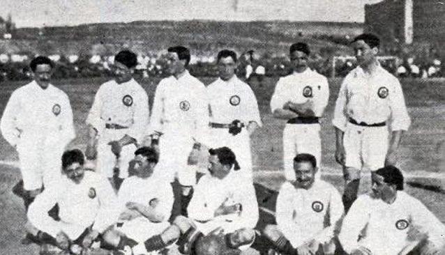 La final de Copa de 1907 contra el Madrid.