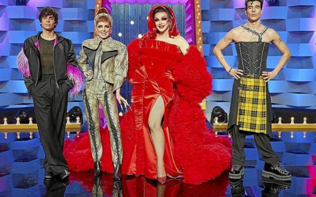 El jurado de 'Drag Race España' elegirá y coronará a la ganadora de entre las cuatro finalistas del programa. Foto: Atresmedia