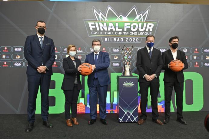 Presentación y sorteo de los cuartos de la Final Four Basketball Champions League 2022