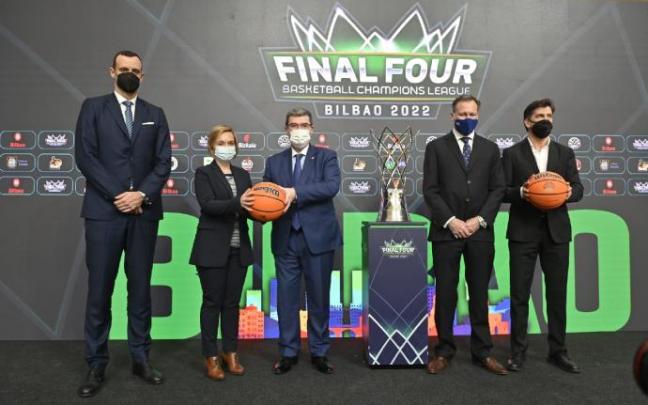 Presentación y sorteo de los cuartos de la Final Four Basketball Champions League 2022
