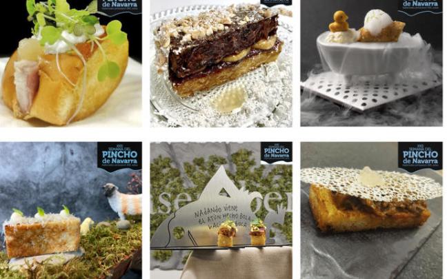Seis de los ocho finalistas en la XXII Semana del Pincho de Navarra. Seis de los ocho finalistas en la XXII Semana del Pincho de Navarra.