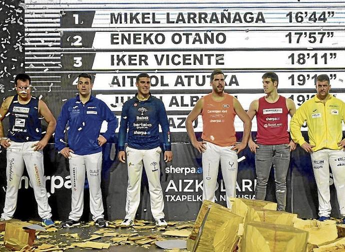 Mikel Larrañaga, Eneko Otaño, Iker Vicente, Aitzol Atutxa, Julen Alberdi y Jon Irazu volverán a disputar la final. Foto: Arnaitz Rubio
