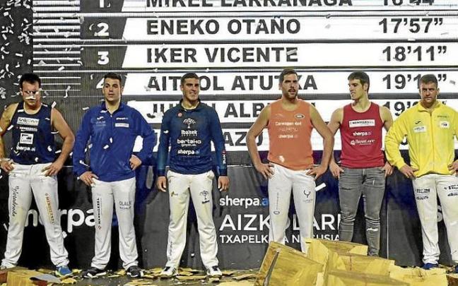 Mikel Larrañaga, Eneko Otaño, Iker Vicente, Aitzol Atutxa, Julen Alberdi y Jon Irazu volverán a disputar la final. Foto: Arnaitz Rubio