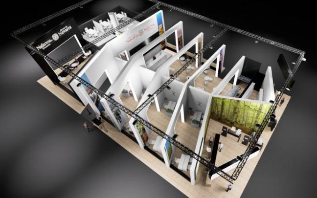 Una vista del stand de Navarra en Fitur.