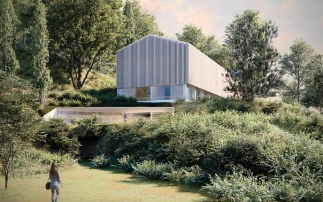 Recreación del nuevo museo en Estella.