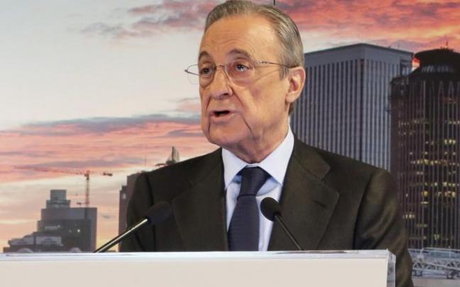 Florentino Pérez, presidente del Real Madrid. Florentino Pérez, presidente del Real Madrid.