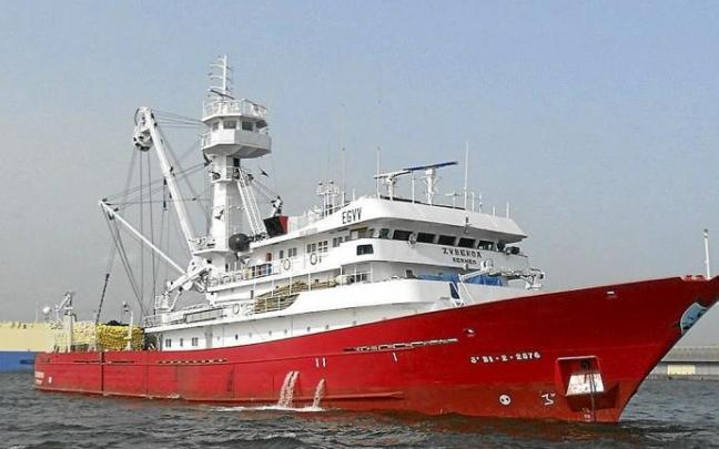 Imagen de un barco atunero. Foto: Anabac Imagen de un barco atunero. Foto: Anabac