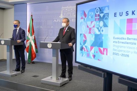 Euskadi espera unas inversiones de 13.135 millones con los fondos europeos.