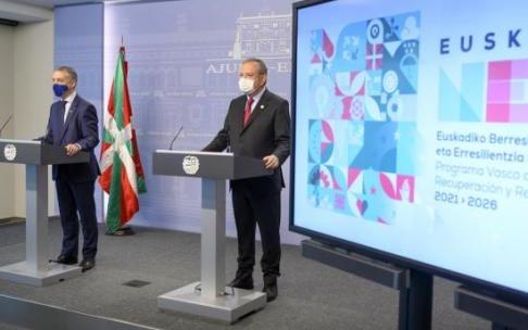 Euskadi espera unas inversiones de 13.135 millones con los fondos europeos.