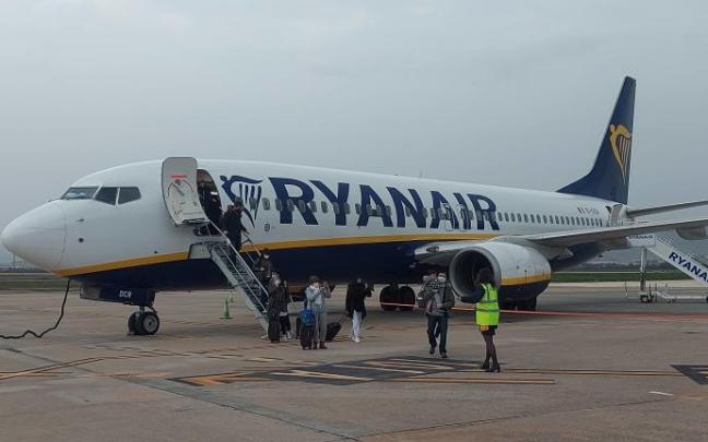 Primeros pasajeros llegados desde Bélgica