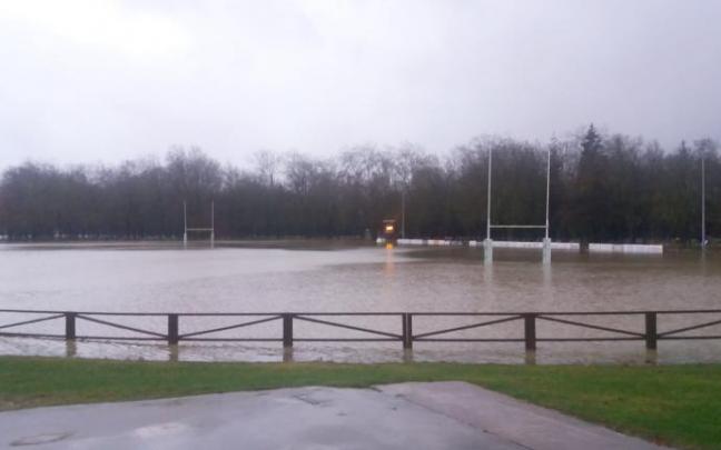 Instalaciones deportivas en gamarra en la mañana de este viernes.