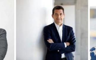 De izda. a dcha., Álvaro Manteca, responsable de Mercados de Banca Privada de BBVA; Rafael Doménech, director de BBVA Research; y Elisa Dorronsoro, directora del segmento Banca Privada Dirección Territorial Norte de BBVA.