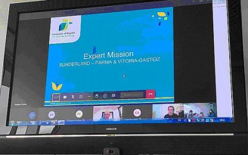 Un instante de la participación gasteiztarra.