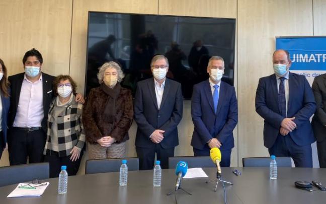 Responsables de Quimatryx hoy en Donostia.
