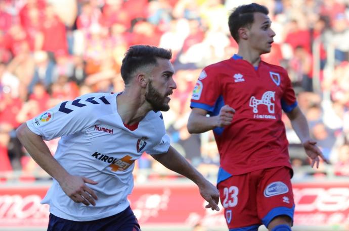 Villalba, durante su paso por el Numancia.