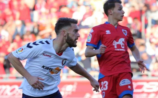 Villalba, durante su paso por el Numancia.