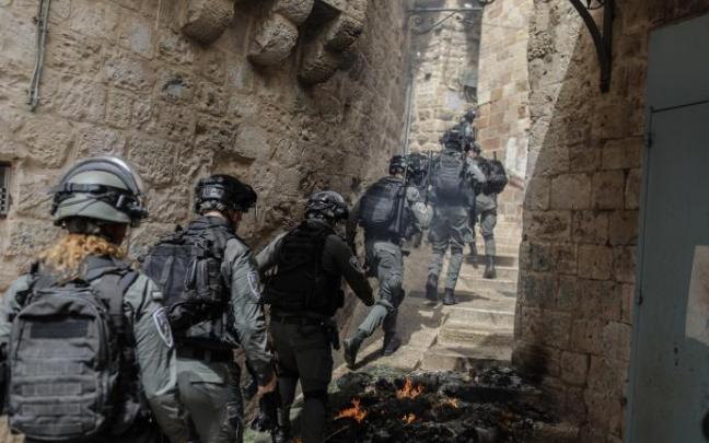 Imagen de fuerzas de seguridad isaelíes. Imagen de fuerzas de seguridad isaelíes.