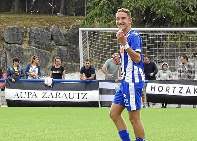 Giovanni García, en uno de sus partidos con el Deportivo Alavés. Foto: Instagram @giovanni_rguez_