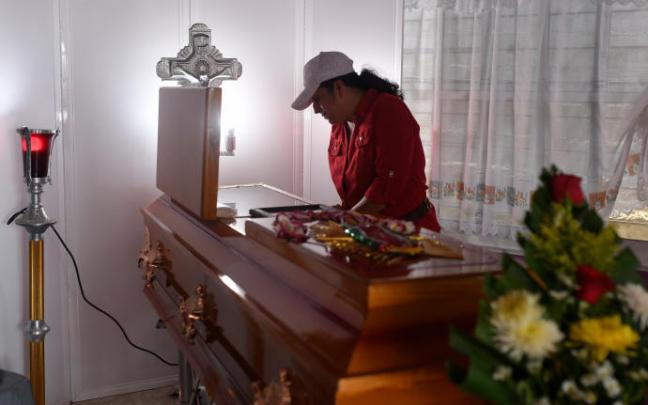 Funeral de Yesenia Mollinedo Falconi