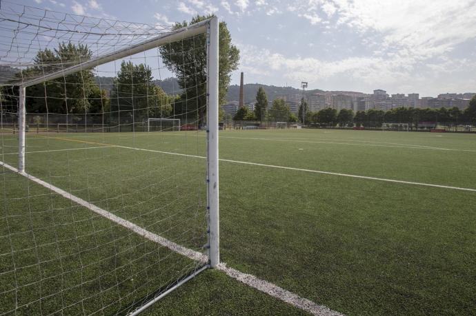 Las obras se han iniciado ya en los campos de fútbol de Mallona e Ibarsusi