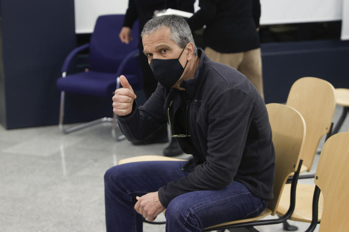 Juan Carlos Iglesias Chouzas, Gadafi, durante el juicio.