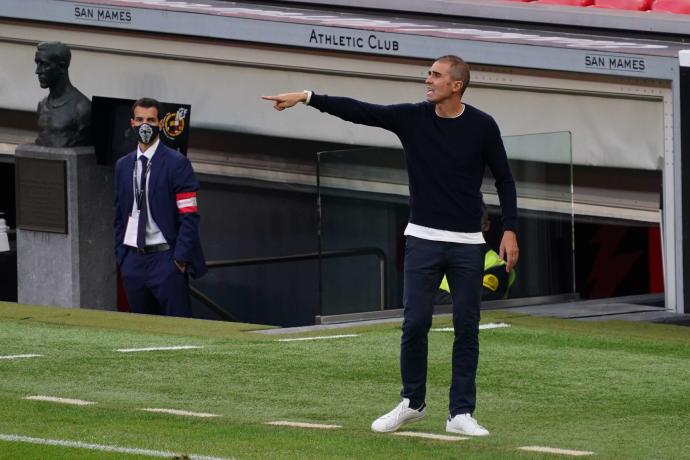 Gaizka Garitano, durante su estancia en el Athletic.