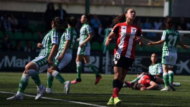 Nerea Nevado se lamenta de una acción frente al Betis. Nerea Nevado se lamenta de una acción frente al Betis.