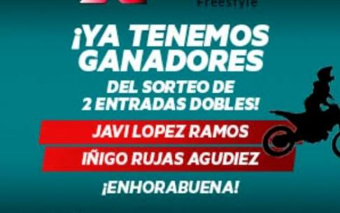 ¡Ya tenemos ganadores de las entradas para el X Gravity Freestyle en Iruñea!