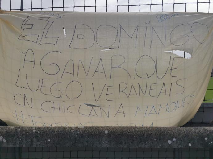 "El domingo a ganar que luego veraneáis en Chiclana..."