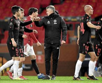 Tribuna de prensa de Marco Rodrigo: ganar la Europa League