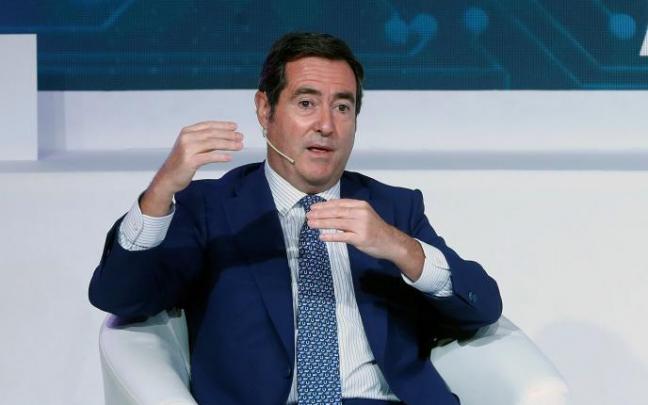 El presidente de la CEOE, Antonio Garamendi El presidente de la CEOE, Antonio Garamendi