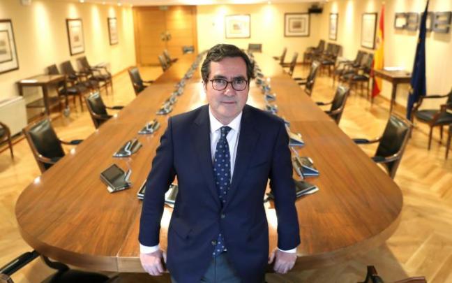 Antonio Garamendi, presidente de la CEOE. Antonio Garamendi, presidente de la CEOE.