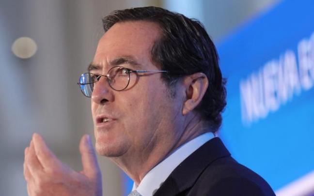 El presidente de la CEOE, Antonio Garamendi.
