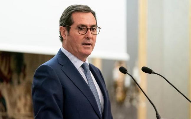 El presidente de CEOE, Antonio Garamendi. El presidente de CEOE, Antonio Garamendi.