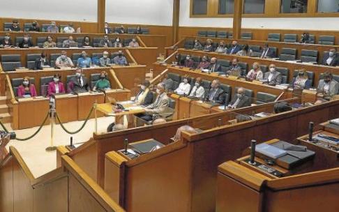 Sesión plenaria del Parlamento Vasco celebrada el pasado septiembre.