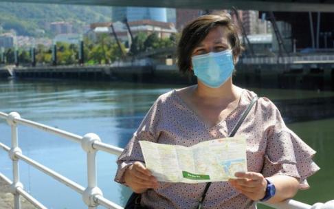 Garbiñe Naverán es la directora de la empresa receptora de turismo Bilbao Paso a Paso.