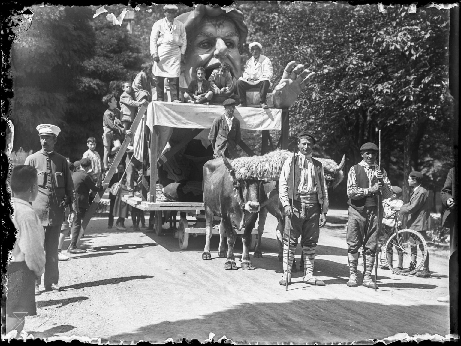 Imagen antigua de Gargantua en Vitoria-Gasteiz