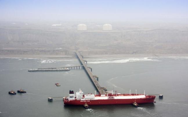 Transporte y carga de GNL.