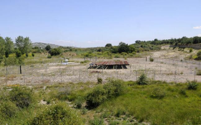 Entorno donde hace años se realizaron sondeos para extraer gas en Subijana.