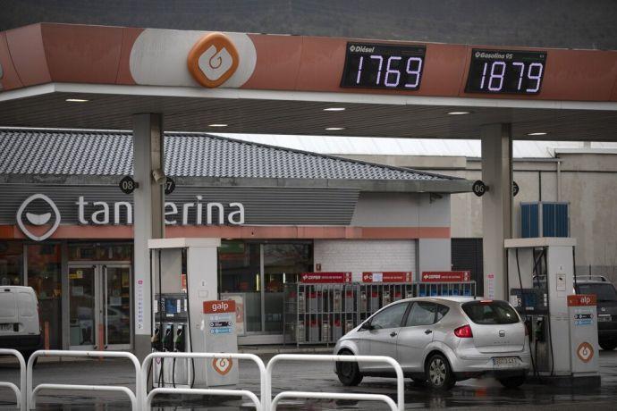 Estación de servicio en Pamplona