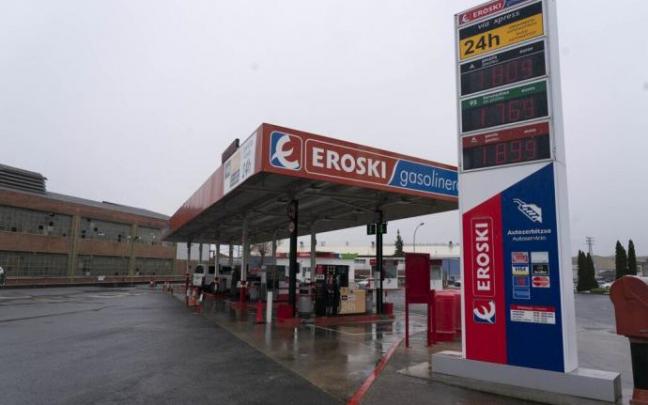 Una gasolinera de la capital alavesa.