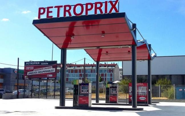 Una gasolinera automática.