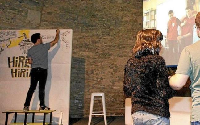 Beste edizio batean egindako artxiboko irudia. Argazkia: Pilar Barco