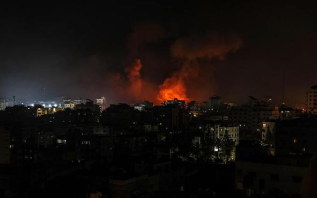 Bombardeo israelí sobre Gaza Bombardeo israelí sobre Gaza