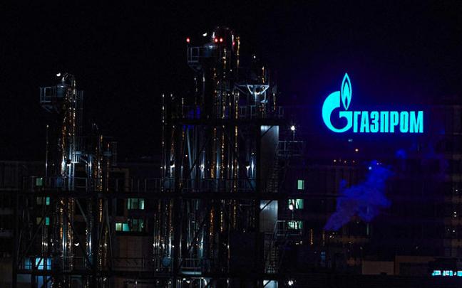 Planta de Gazprom en San Petersburgo.