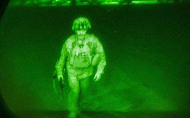 El General, Chris Donahue, el máximo responsable militar estadounidense en Afganistán, ha sido el último en abandonar el país El General, Chris Donahue, el máximo responsable militar estadounidense en Afganistán, ha sido el último en abandonar el país