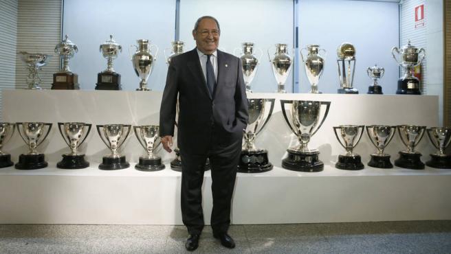 Paco Gento era presidente de honor del Real Madrid