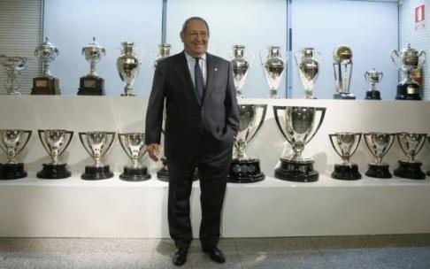 Paco Gento era presidente de honor del Real Madrid