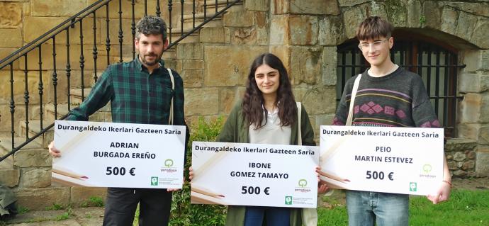 Ganadores de los premios de investigación.