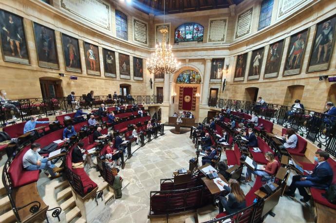 El pleno de las Juntas Generales se ha reunido hoy en Gernika